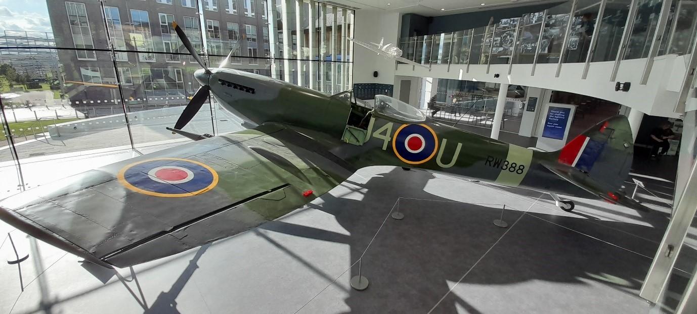 An image of the Spitfire plane